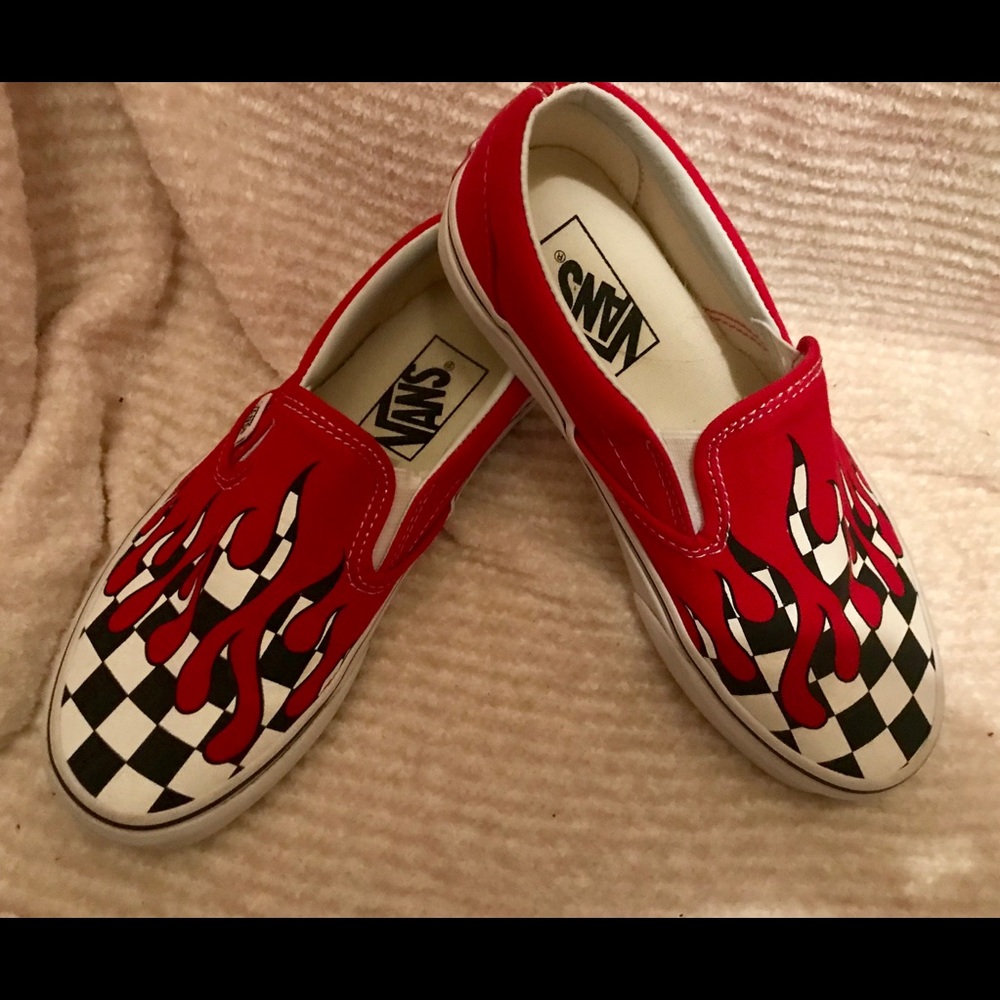 slide on vans size 5 NWOT